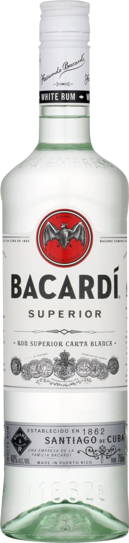 Manufacturer, Exporter, Importer, Supplier, Wholesaler, Retailer, Trader of BACARDI WHITE RUM 1000ML in Gurugram, Haryana, India.