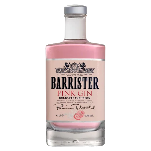 Manufacturer, Exporter, Importer, Supplier, Wholesaler, Retailer, Trader of BARRISTER PINK GIN in Gurugram, Haryana, India.