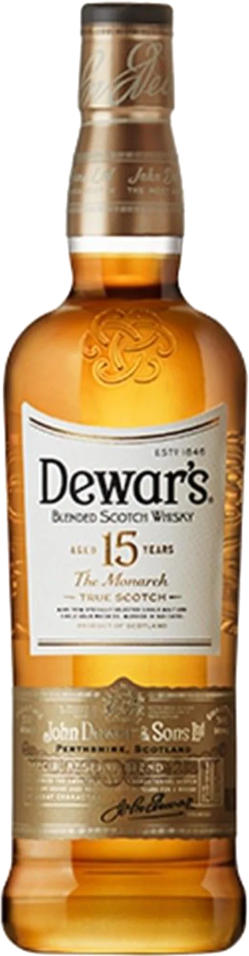 Manufacturer, Exporter, Importer, Supplier, Wholesaler, Retailer, Trader of DEWAR'S 15 Y.O. LTR in Gurugram, Haryana, India.