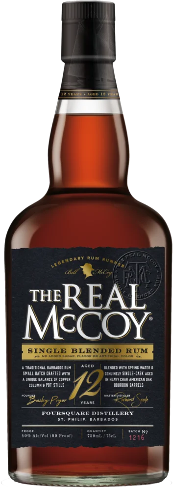 Manufacturer, Exporter, Importer, Supplier, Wholesaler, Retailer, Trader of THE REAL MCCOY RUM 12 Y.O in Gurugram, Haryana, India.